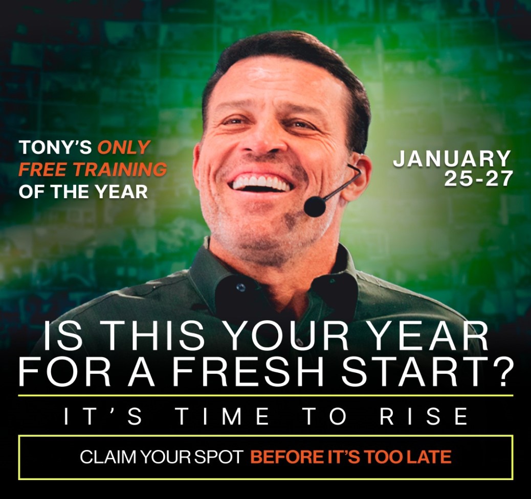 Time To Rise Summit With Tony Robbins Live Stream